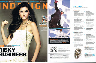 INDESIGN — Druzy Ring & Geode Necklace: Cover and Jewelry Feature, February 2012