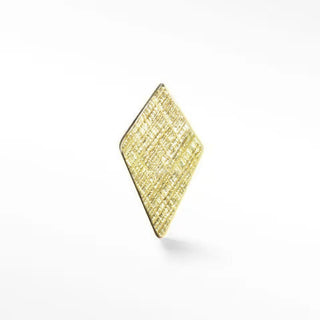 14k Gold Flat Back Earrings Florentine Kite
