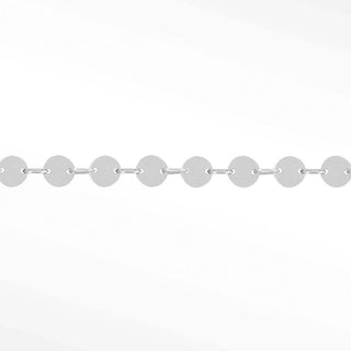 Permanent chains mirror round 3mm designer line | 14k white