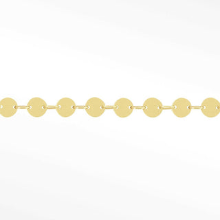 Permanent chains mirror round 3mm designer line | 14k yellow