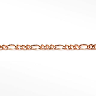 Permanent chains figaro 1.5mm | 14/20 gold filled rose