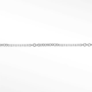 Permanent chains dapped bar | sterling silver