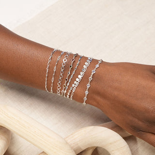 Permanent chains mirror round 3mm designer line | 14k white