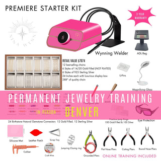 Permanent Jewelry Training + Welder + Kit - Denver May 6th