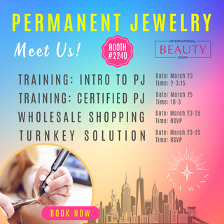 Intro to Permanent Jewelry March 23rd at the IBS show