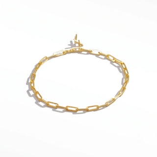 Forge ahead with your own statement style day or night by adding our custom baby paperclip gold