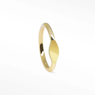 Cartilage hoop earrings showcasing a chic marquise shape. Made from premium 14k gold this 16g provides modern