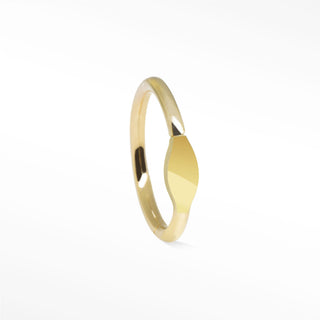 Cartilage hoop earrings featuring a minimalist 14k gold marquise silhouette. Sculpt your ear stack