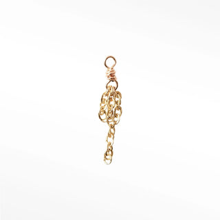Charm waterfall 14k yellow