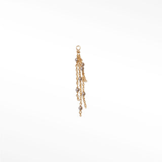 Charm two tone 14k yellow