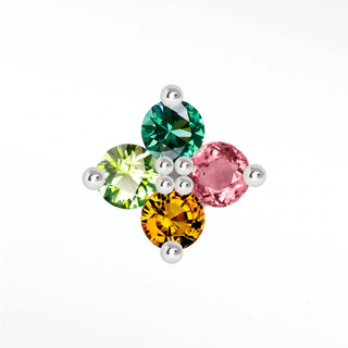 Add a touch of luxury to your look with our 14k gold stud earrings. Embrace elegance white