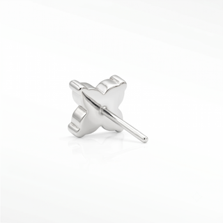 Bountiful color on this 14k gold square piercing stud earring or dangle charm gives it an eclectic