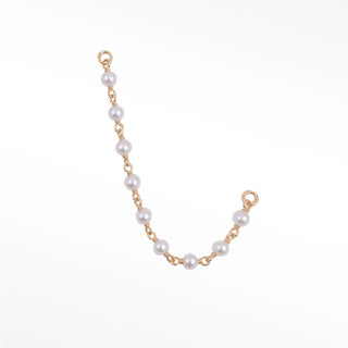 Ear Chain Pearl Rock Candy | 14K Yellow