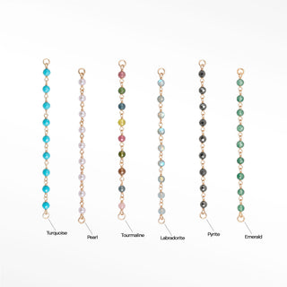 Ear Chain Pearl Rock Candy | 14K Yellow