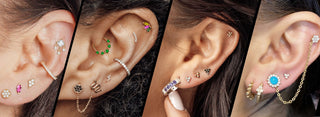 ear styling and mapping at premier piercing studio in Denver , Nina Wynn