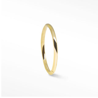 Nina Wynn polished 14K yellow gold seam ring