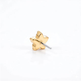 Discover stunning flat back earrings featuring a diamond daisy design in 14k yellow gold. Perfect for stylish