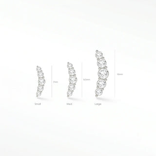 Details earrings information metal: 14k gold overall size: 7mm hypoallergenic metal pin sold