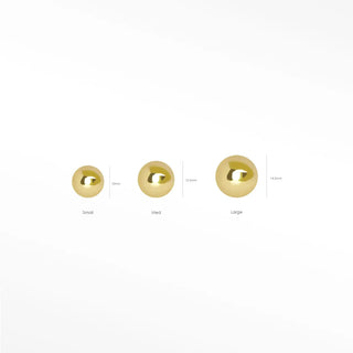 Detailsearrings information metal: 14k gold overall size: 2.5mm stainless steel pin: 26g (0.42mm)