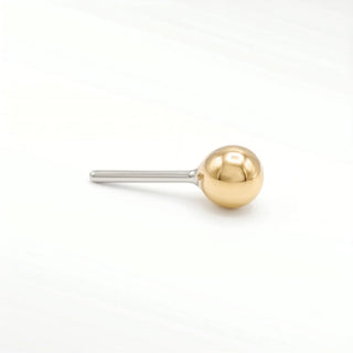 Detailsearrings information metal: 14k gold overall size: 2mm stainless steel pin: 26g (0.42mm)
