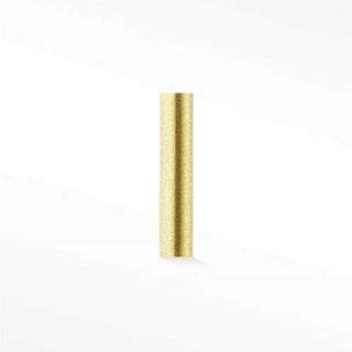 Flat back earring tube bar 14k yellow - 14k gold / single