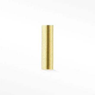 Flat back earring tube bar 14k yellow - 14k gold / single
