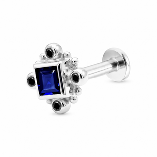 Flat back earrings for sensitive skin crafted in hypoallergenic 14k solid gold. Comfortable secure studs designed daily