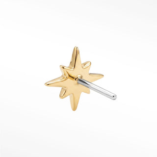 14k gold flat back earrings featuring a genuine diamond center. Comfortable minimalist and versatile they’re perfect