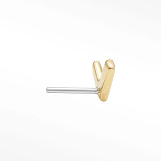 Flat back gold earrings designed with a smooth low-profile for secure comfort. Ideal daily wear sensitive ears