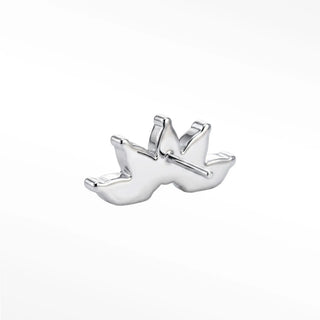 Discover the wynning studs flat back moissanite earrings in 14k white gold. Stylish and elegant for any occasion. Shop