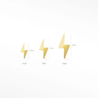 Explore unique flatback earrings featuring a lightning bolt design with diamonds. Perfect for adding touch of style