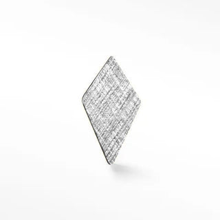 Florentine Flat Back Earring Kite 14k White