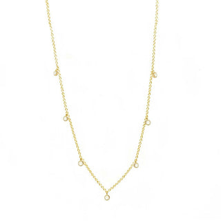 Forged Diamond Gold 14k Necklace - Nina Wynn