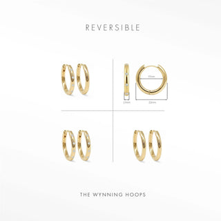 Bold gold hoop earrings styled for everyday outfits