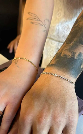 Simple clasp-less permanent bracelet welded for an everyday minimalist style in Denver.