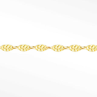 Hammer Marquise Tiny 4.5mm chain in Solid 14K Yellow Gold, sample reference image 2
