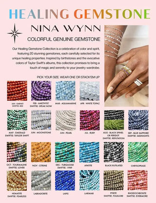 Healing gemstone 14k gold connectors 6’’ - unclassified