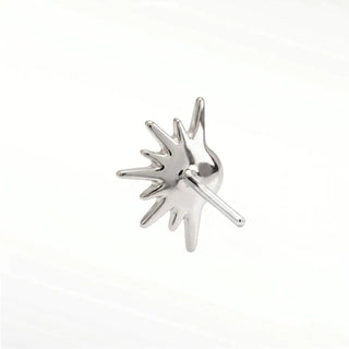 Discover the elegance of flat back earrings in diamond and 14k white gold. Perfect for any occasion.