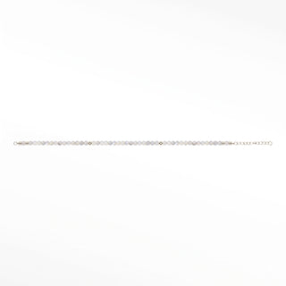 Moonstone gemstone beads close-up; metal fittings are outside the crop