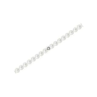 Pearl gemstone chain detail with sterling silver findings