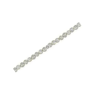 Peridot gemstone chain detail with sterling silver findings