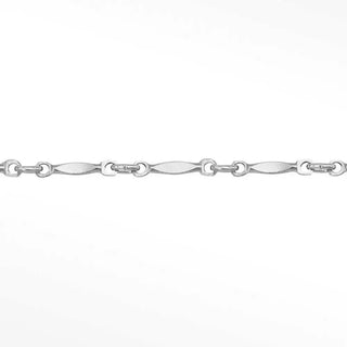 Shop permanent horizon line bracelet in sterling silver featuring a sleek linear design smooth fit and minimalist