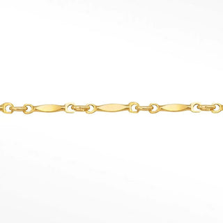 Shop permanent horizon line bracelet in yellow gold filled crafted with a modern silhouette secure fit and refined