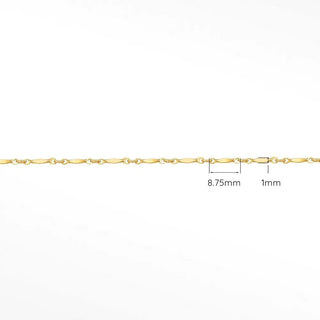 Shop permanent horizon line bracelet in yellow gold filled crafted with a modern silhouette secure fit and refined