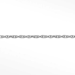 Shop permanent rope bracelet in sterling silver designed with a 2–2x1.5mm chain secure construction and timeless