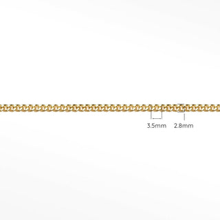 Permanent Chains Cuban 3.5mm | Gold Filled Yellow