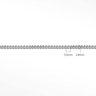 Permanent Chains Cuban 3.5mm | Sterling Silver