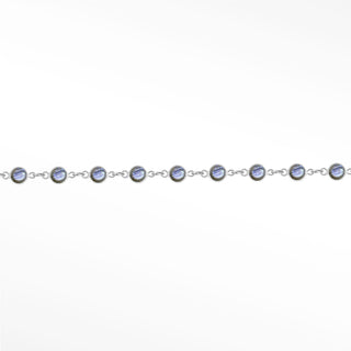 Permanent Chains Labradorite Prismatic 3mm Designer Line | 14K White