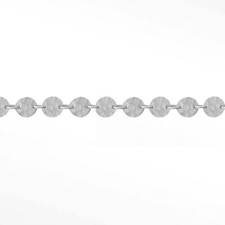 Permanent Chains Mirror Hollow Round 3mm Designer Line | 14K White