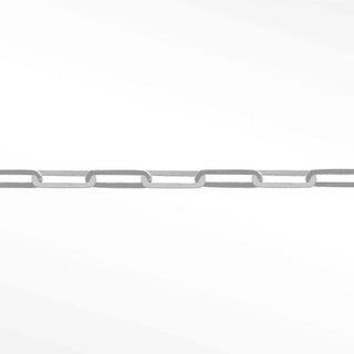 Permanent Chains Mirror Paperclip 5.5mm Designer Line | Sterling Silver